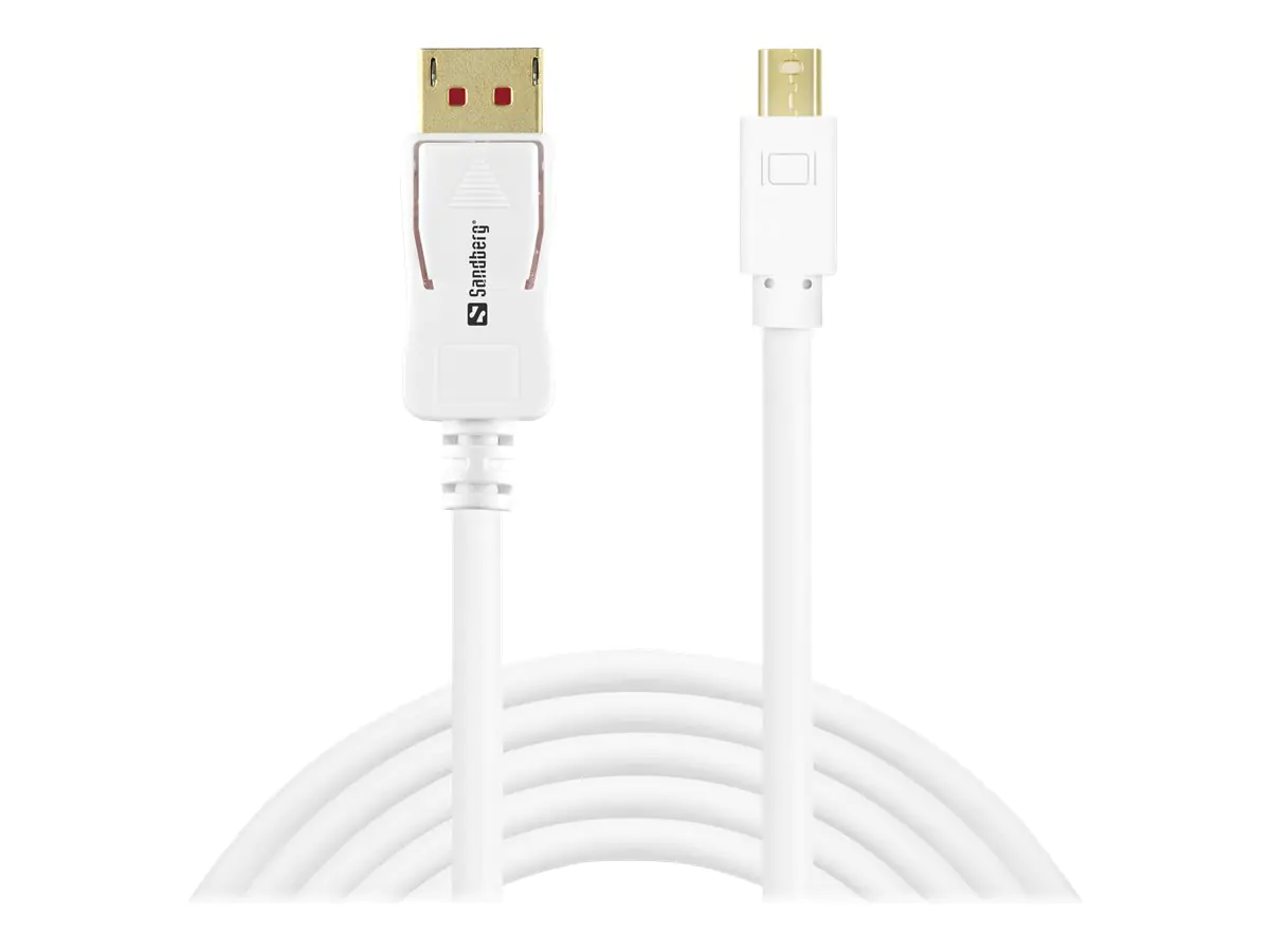 Sandberg - DisplayPort-Kabel - DisplayPort (M) zu Mini DisplayPort (M) - DisplayPort 1.4 - 2 m - 8K Unterstützung