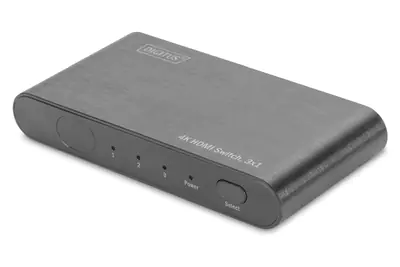 DIGITUS 4K HDMI switch DS-45316 - Video/Audio-Schalter - 3 x HDMI - Desktop