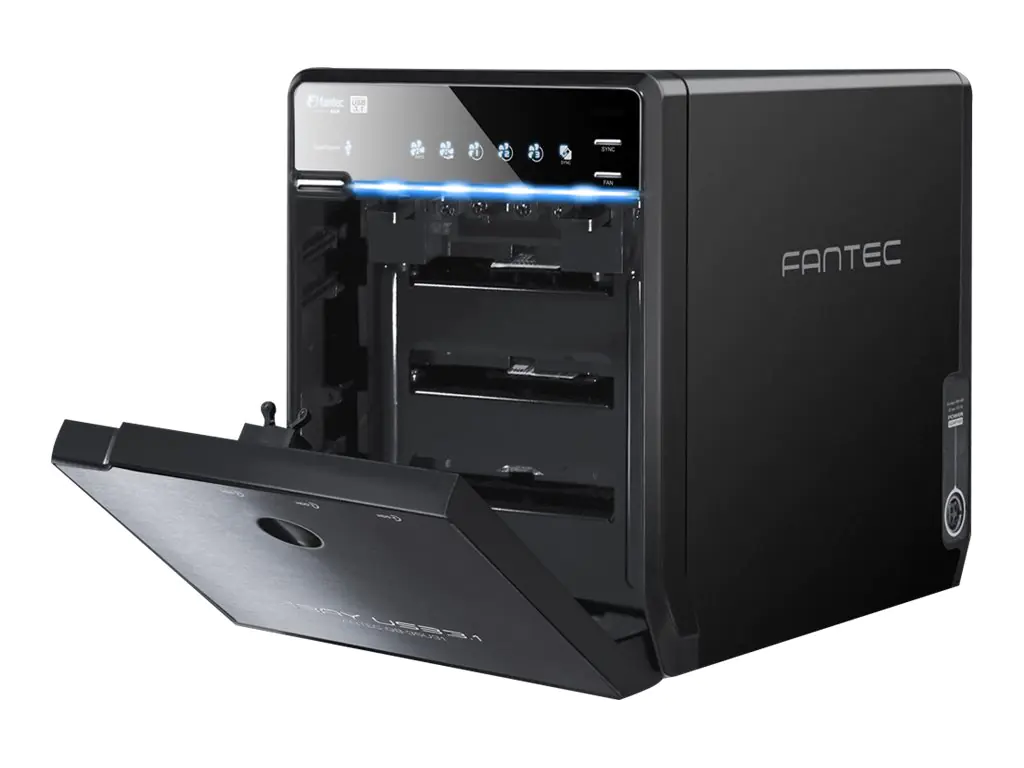 FANTEC QB-35U31 - Festplatten-Array - 4 Schächte (SATA-600) - USB 3.1 Gen 2 (extern)