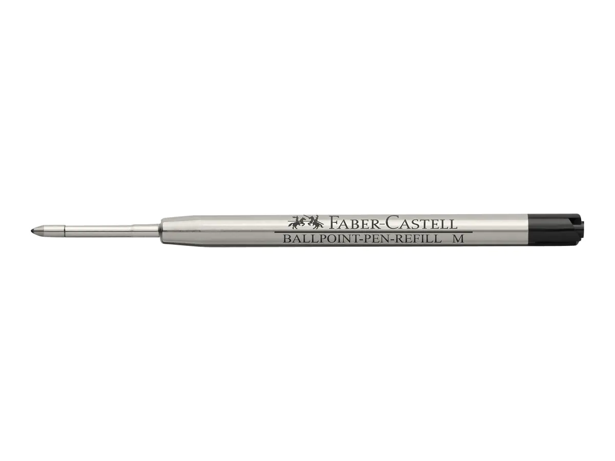 FABER-CASTELL Nachfüllpatrone - Schwarz - 0.4 mm - Mittel (Packung mit 10) 148740