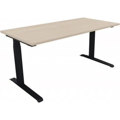 Sitz-/Stehtisch Kufe Doppels. Quad. B1600xT800xH645-1275 an/Akazie Sitz-/Stehtisch Kufe Doppels. Quad. B1600xT800xH645-1275 an/Akazie