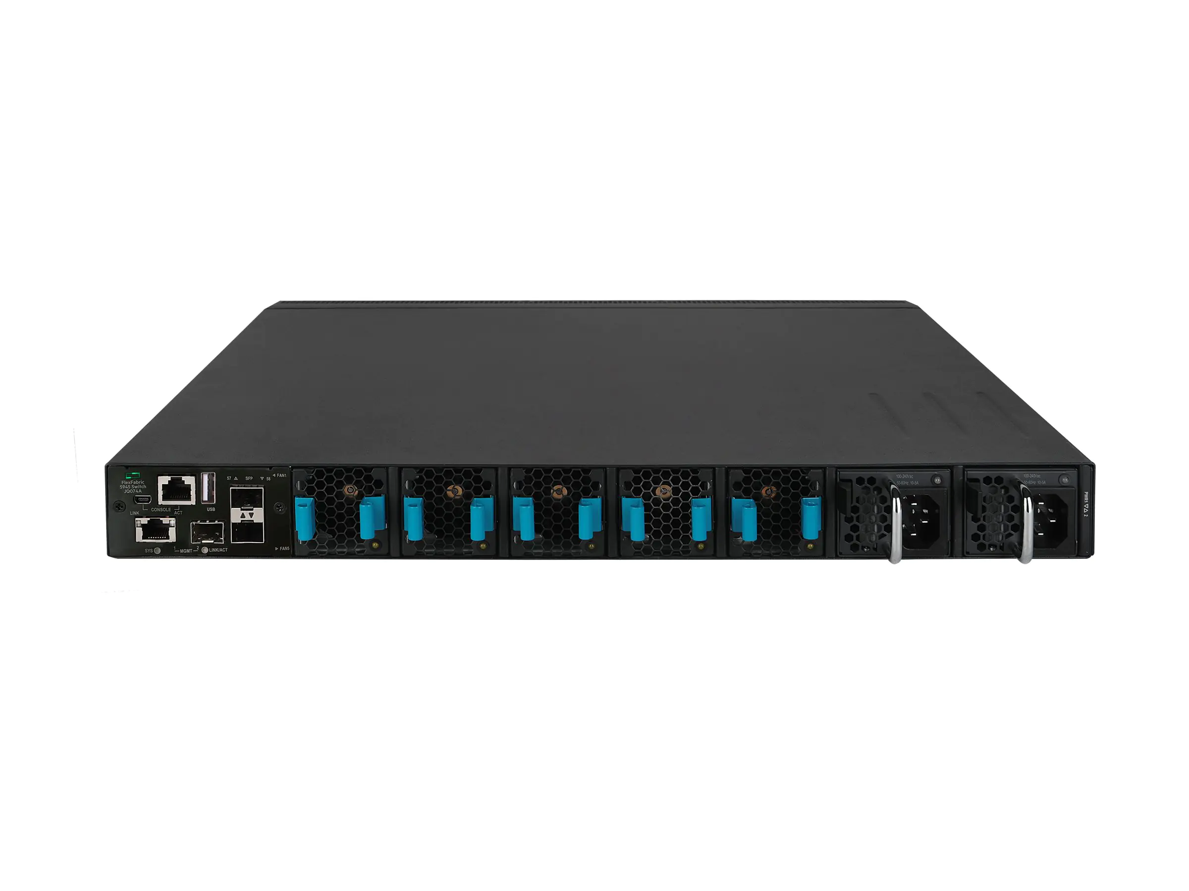 HPE FlexFabric 5945 48SFP28 8QSFP28 - Switch - L3 - managed - 48 x 25 Gigabit SFP28 + 8 x 100 Gigabit QSFP28 + 2 x Gigabit SFP - an Rack montierbar