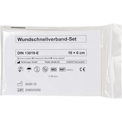 SÖHNGEN Wundschnellverband 1008213 DIN 13019-E 120x6cm 8St./Pack. SÖHNGEN Wundschnellverband 1008213 DIN 13019-E 120x6cm 8St./Pack.