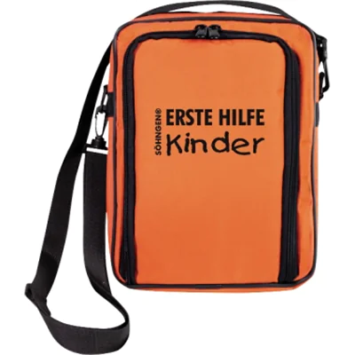 SÖHNGEN® Erste Hilfe Tasche KiTa Großer Wandertag ca. 22,5 x 31 x 7 cm (B x H x T) gefüllt Reißverschluss Nylon orange SÖHNGEN® Erste Hilfe Tasche KiTa Großer Wandertag ca. 22,5 x 31 x 7 cm (B x H x T) gefüllt Reißverschluss Nylon orange