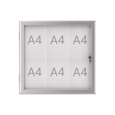 Jakob Maul GmbH MAUL Excite, 651 x 608 mm, Porträt, Stahl, Glas, Aluminium, 1 Tür(en), 739 mm 6653608