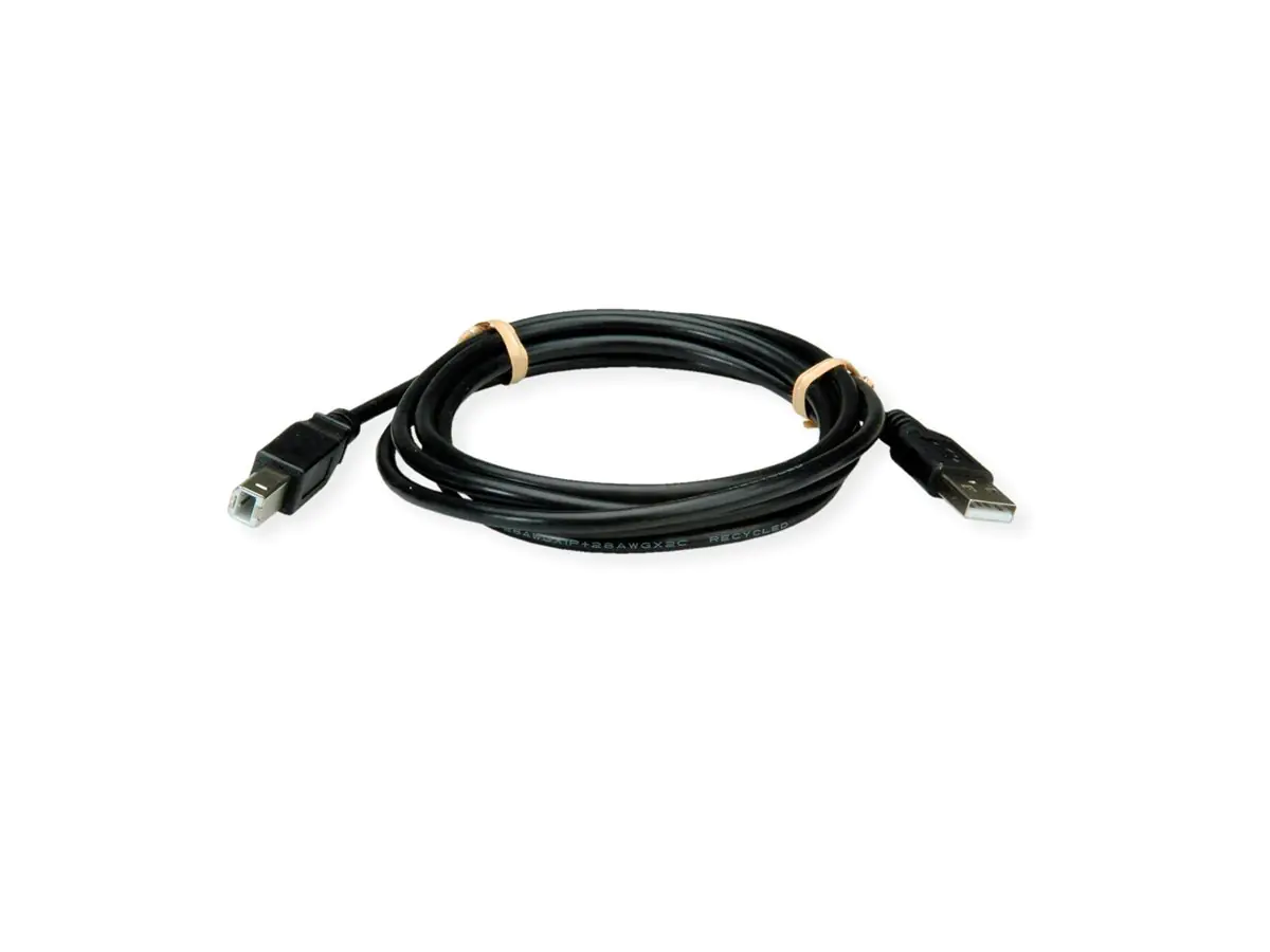 ROLINE RM USB2.0 Kabel, A-B, ST/ST,1,8m - ROLINE RM USB 2.0 Kabel - Typ A-B