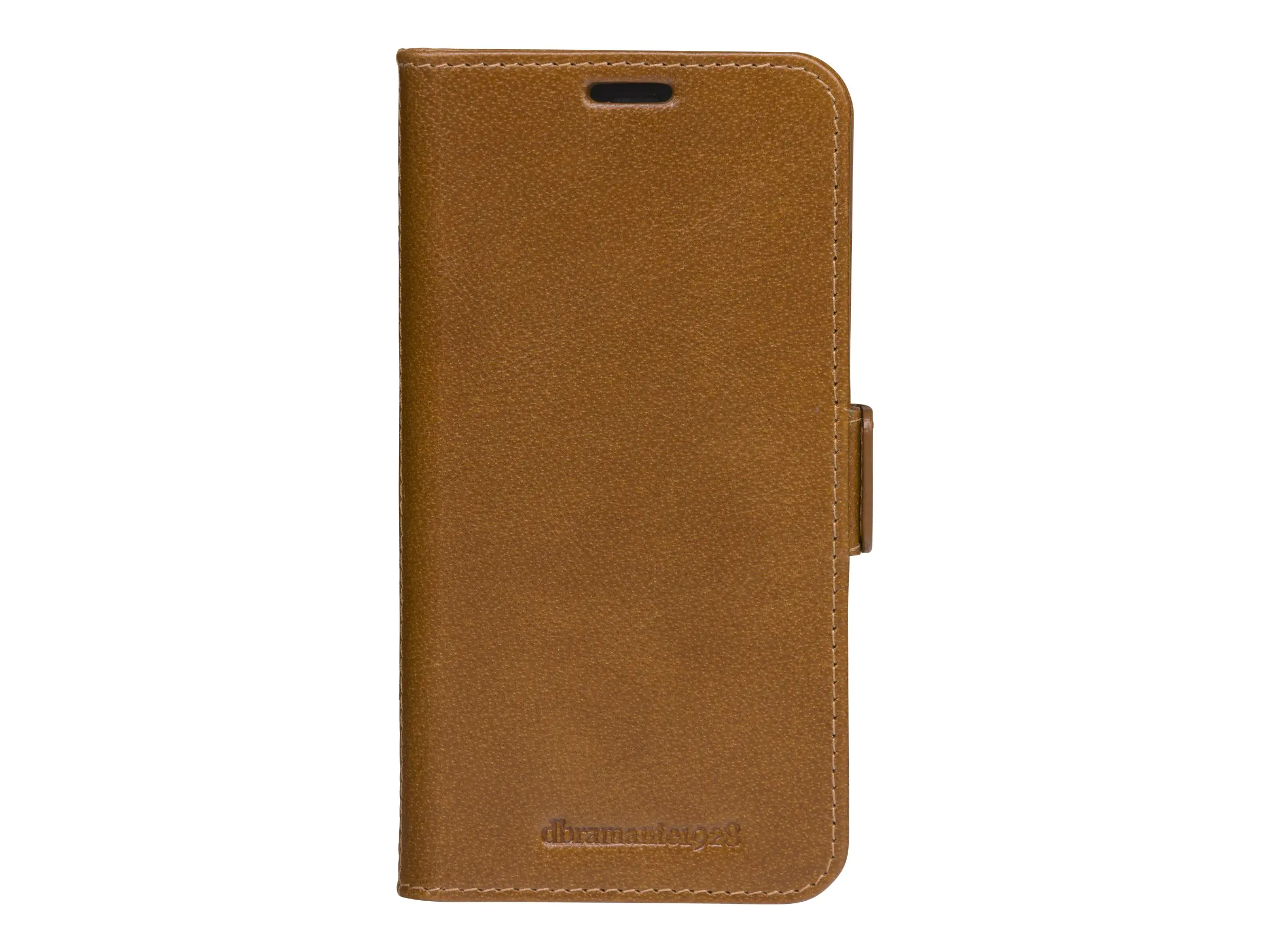 dbramante1928 Copenhagen Slim - Flip-Hülle für Mobiltelefon - genarbtes Leder - Hellbraun - für Apple iPhone 11
