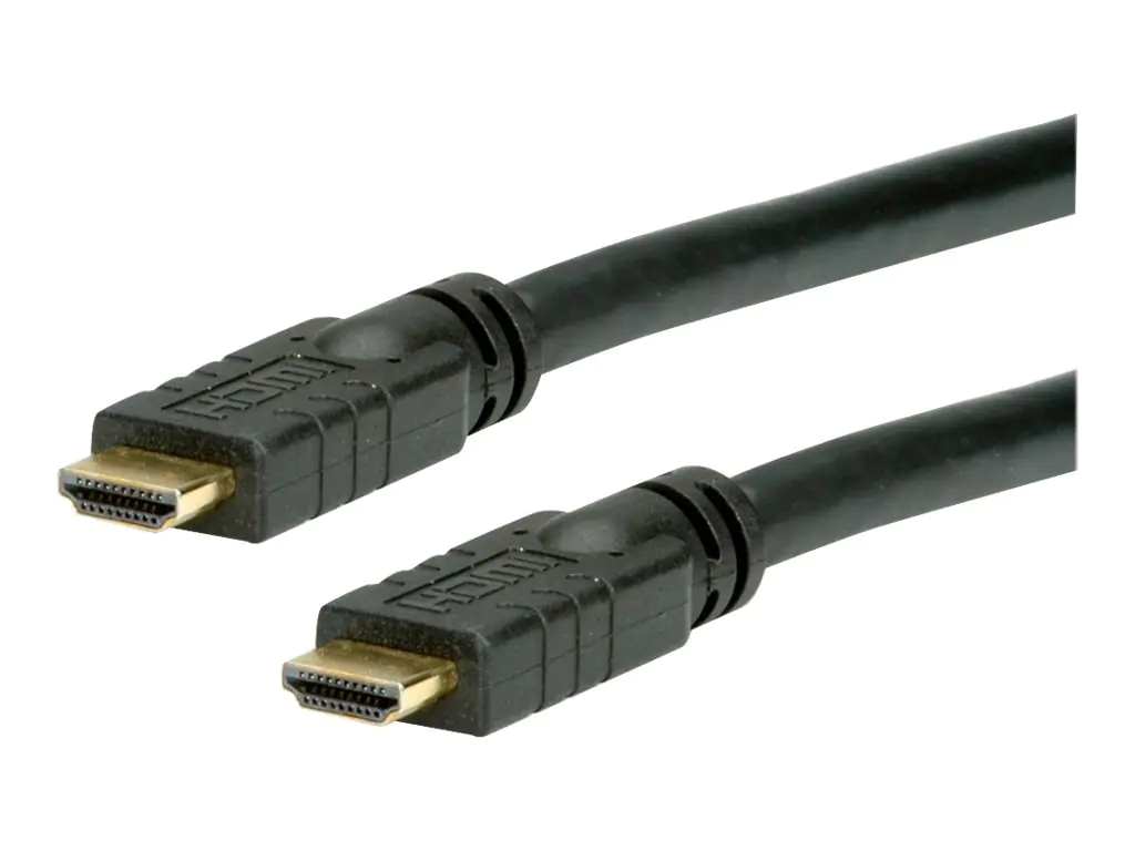 VALUE - HDMI-Kabel mit Ethernet - HDMI männlich zu HDMI männlich - 25 m - abgeschirmt - Schwarz - 4K Unterstützung VALUE - HDMI-Kabel mit Ethernet - HDMI männlich zu HDMI männlich - 25 m - abgeschirmt - Schwarz - 4K Unterstützung