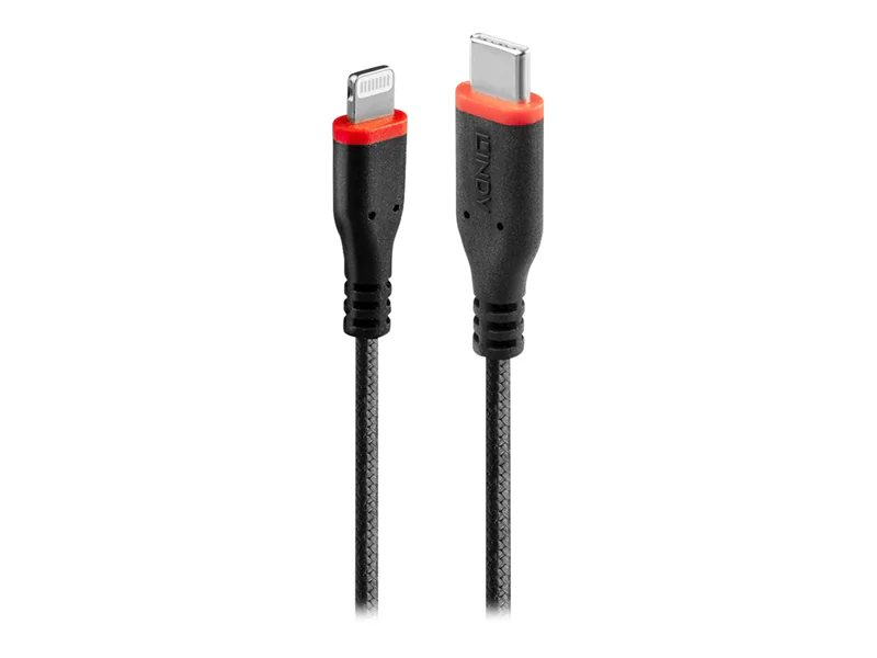 2 m - abgeschirmt - Schwarz - rund, unterstützt Power Delivery 2,0