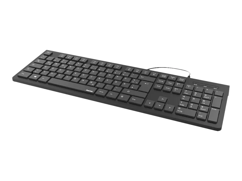 Hama "KC-200" - Tastatur - USB - Schwarz