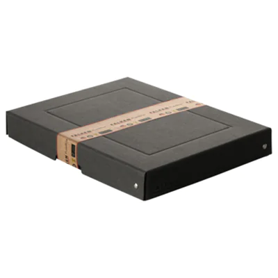 Falken Aufbewahrungsbox PureBox Black 24 x 4 x 32 cm (B x H x T) DIN A4 Pappe schwarz