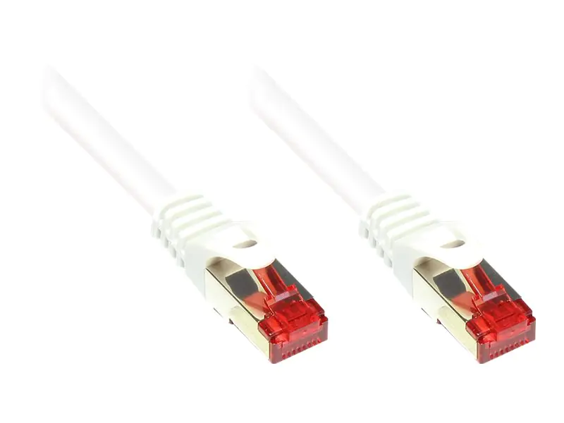 Good Connections RNS - Patch-Kabel - RJ-45 (M) bis RJ-45 (M) - 2 m - SFTP, PiMF - CAT 6 - geformt, ohne Haken - weiß