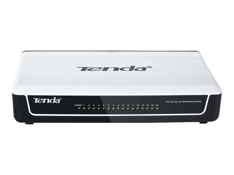 Tenda S16 - Switch - 16 x 10/100 - Desktop