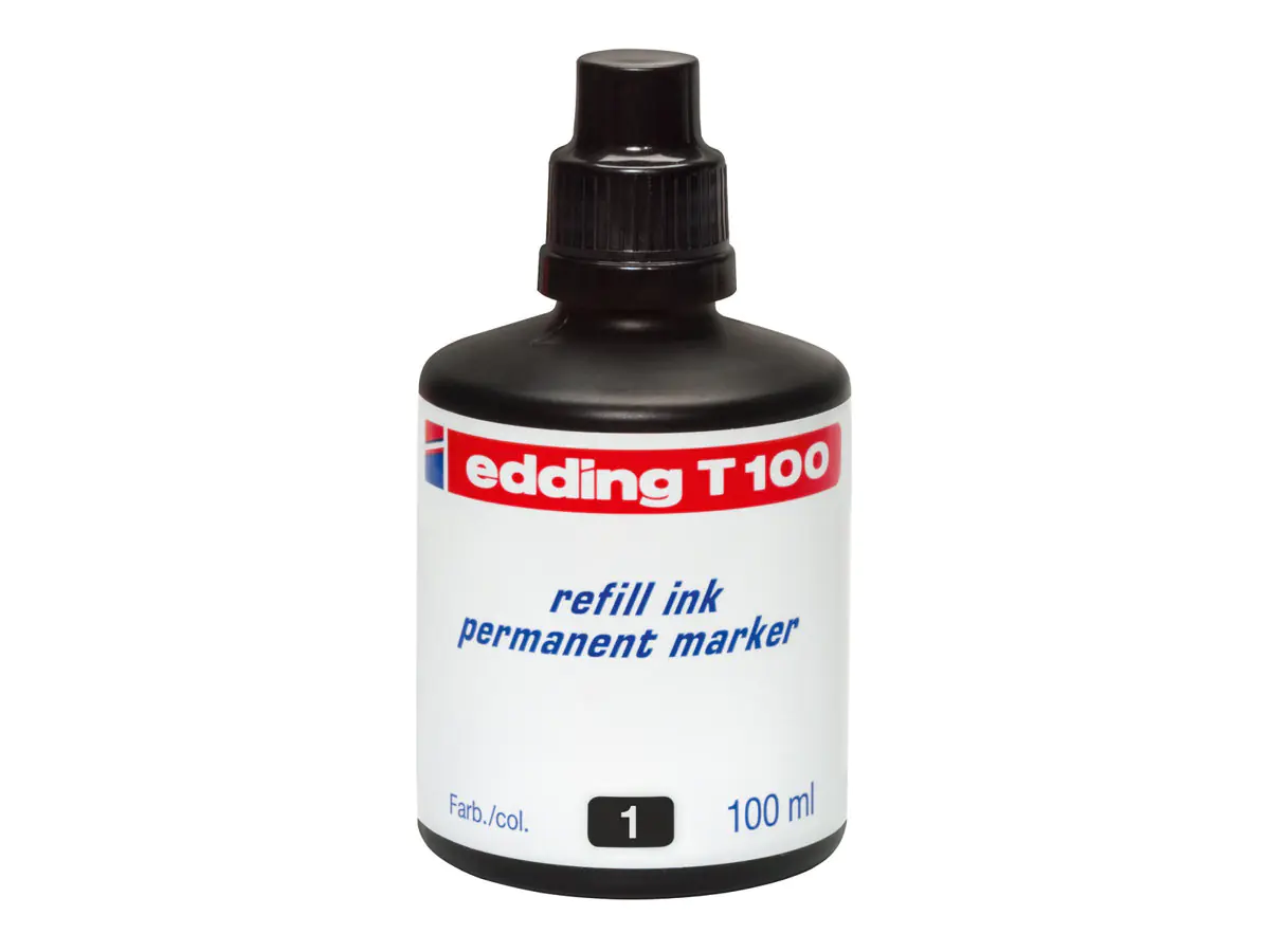 EDDING T 100 - Tinte - permanent - Schwarz 4-T100001