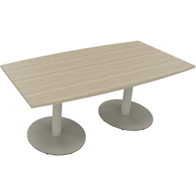 Bespr.ti. Tonneau Tellerfuß Rund B1800xT800/900xH720 si/Eiche Nat Bespr.ti. Tonneau Tellerfuß Rund B1800xT800/900xH720 si/Eiche Nat