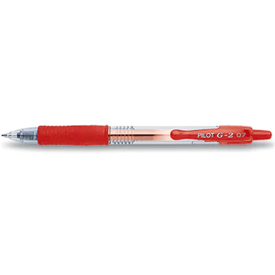 PILOT PEN G2 Gel Tintenroller 0.4 mm rot 2605002