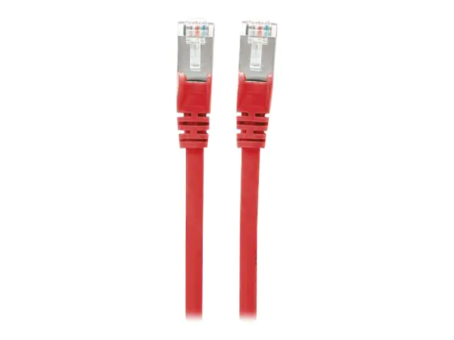 Intellinet Network Patch Cable, Cat6A, 30m, Red, Copper, S/FTP, LSOH / LSZH, PVC, RJ45, Gold Plated Contacts, Snagless, Booted, Polybag - Patch-Kabel - RJ-45 (M) bis RJ-45 (M) - 30 m - SFTP, PiMF - CAT 6a - IEEE 802.3af - halogenfrei, geformt, verseilt -