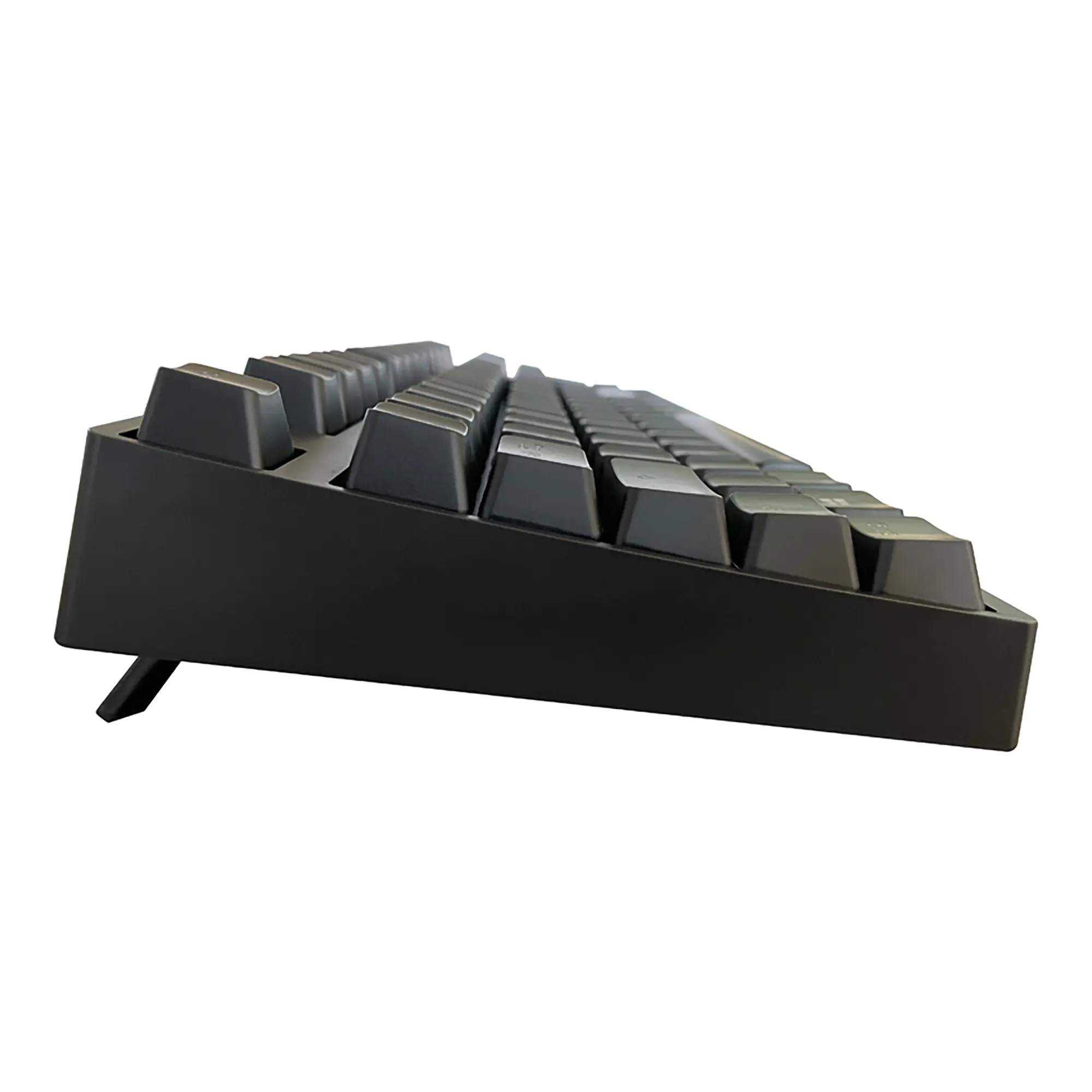 LC Power LC-KEY-MECH-2-RGB-C-W - Tastatur - TKL - Hintergrundbeleuchtung - kabellos - USB, Bluetooth, 2.4 GHz - QWERTZ - Deutsch - Tastenschalter: Gateron Red - Schwarz - retail - Box