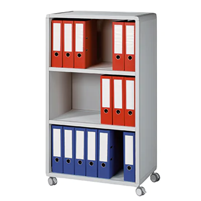 Paperflow Rollwagen 381K2.02 3 Fächer Polystyrol grau Paperflow Rollwagen 381K2.02 3 Fächer Polystyrol grau