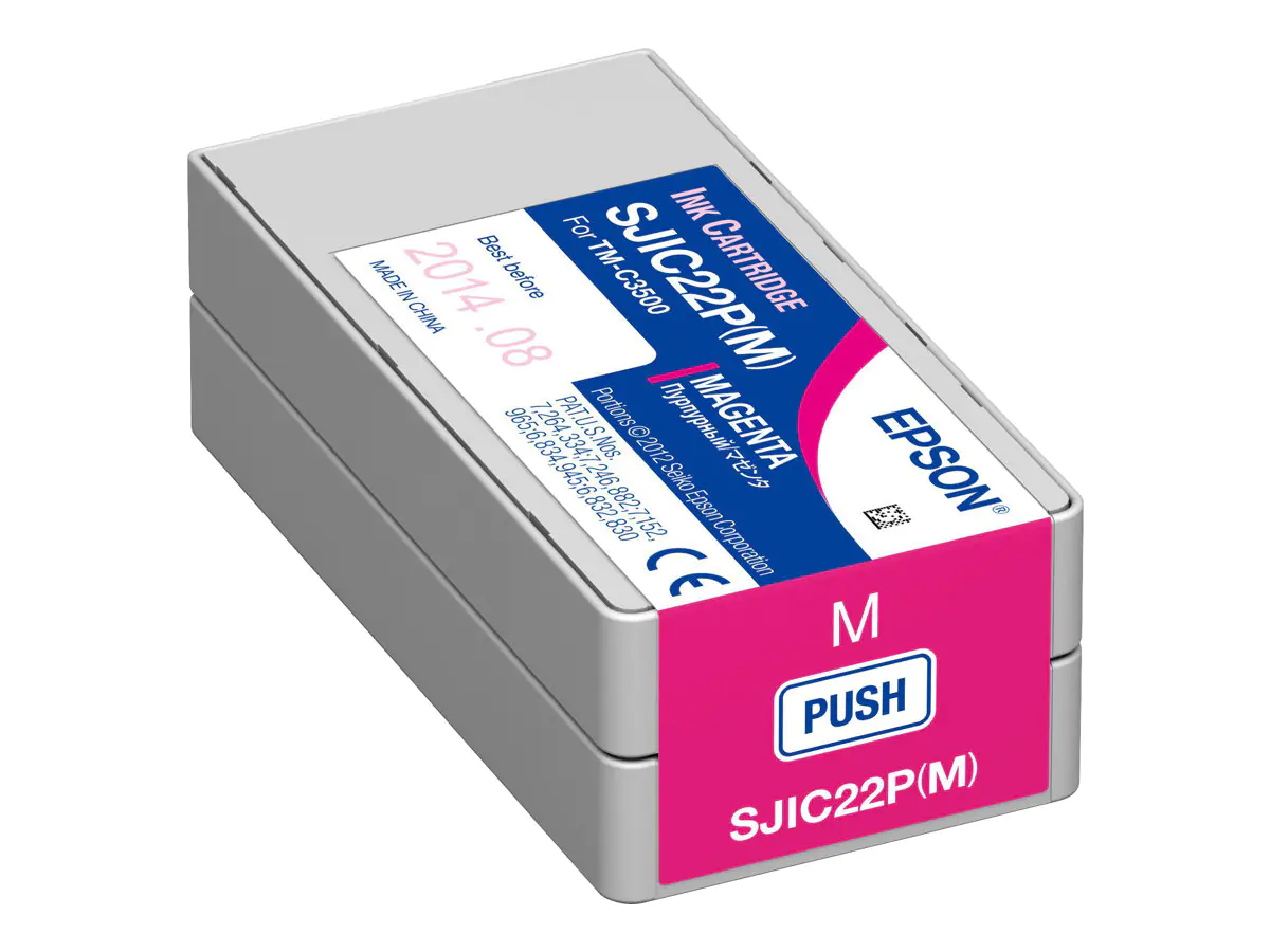 Epson SJIC22P(M) - Magenta - Original - Tintenpatrone - für TM C3500 Epson SJIC22P(M) - Magenta - Original - Tintenpatrone - für TM C3500