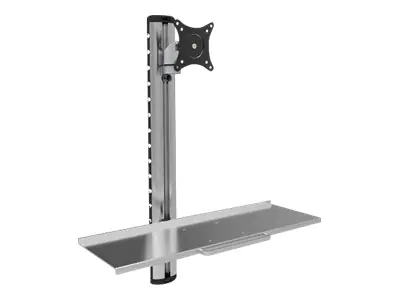 TECHly ICA-PLW 01 - Befestigungskit (Wandmontage, VESA-Adapter, Tastatur / Maus Regal) - für Monitor / Tastatur - Aluminium, Stahl - Silber - Bildschirmgröße: 38.1-68.6 cm (15"-27") - Wandmontage TECHly ICA-PLW 01 - Befestigungskit (Wandmontage, VESA-Adapter, Tastatur / Maus Regal) - für Monitor / Tastatur - Aluminium, Stahl - Silber - Bildschirmgröße: 38.1-68.6 cm (15"-27") - Wandmontage