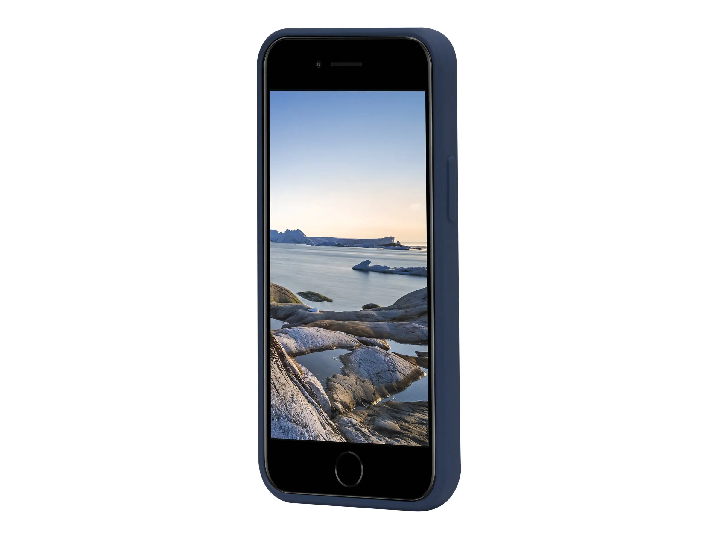 dbramante1928 Greenland - Hintere Abdeckung für Mobiltelefon - Snap-on - 100 % recycelter Kunststoff - Pazifikblau - für Apple iPhone 7, 8, SE (2. Generation)
