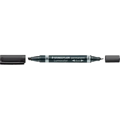 Staedtler Zweispitzmarker Lumocolor 348 B-9 nachfüll Rund/Keil schwarz Staedtler Zweispitzmarker Lumocolor 348 B-9 nachfüll Rund/Keil schwarz