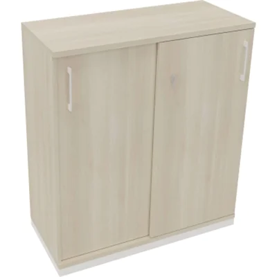 Schiebetürenschrank 3OH B1000xT442xH1133mm ws/Akazie hell