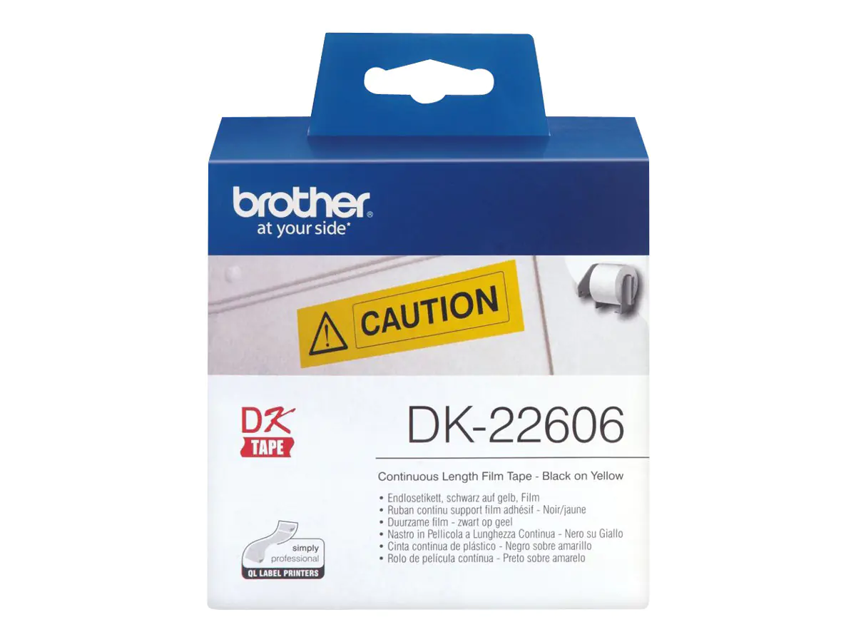 Brother DK-22606 - Gelb - Rolle (6,2 cm x 15,2 DK22606