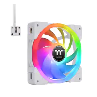 Thermaltake SWAFAN EX12 RGB - Premium Edition - Gehäuselüfter - 120 mm - weiß (Packung mit 3)