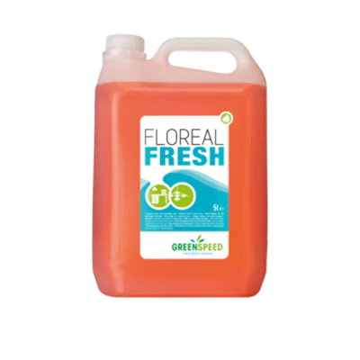 GREENSPEED Allzweckreiniger Floreal Fresh Oberflächen Blumen biologisch abbaubar 8 Kanister 50 % Kunststoff, recycelt, 50 % Polyethylen recycelbar 5l GREENSPEED Allzweckreiniger Floreal Fresh Oberflächen Blumen biologisch abbaubar 8 Kanister 50 % Kunststoff, recycelt, 50 % Polyethylen recycelbar 5l