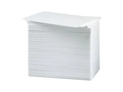 Zebra Premier - Polyvinylchlorid (PVC) - 15 mil - weiß - CR-80 Card (85.6 x 54 mm) 500 Karte(n) Karten
