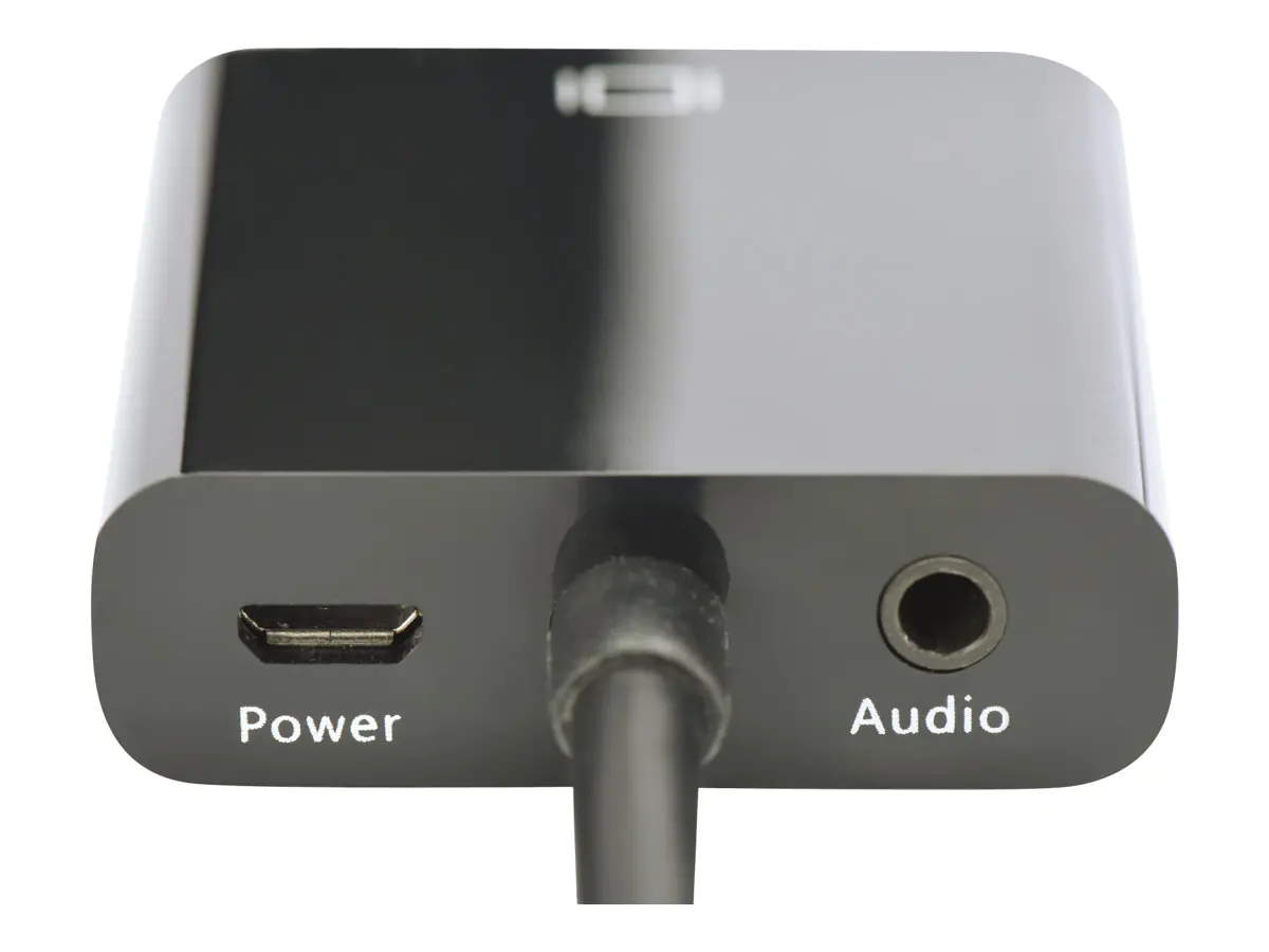 Digitus - Video- / Audio-Adapter - HDMI männlich zu HD-15 (VGA), Mini-Stecker weiblich - Schwarz