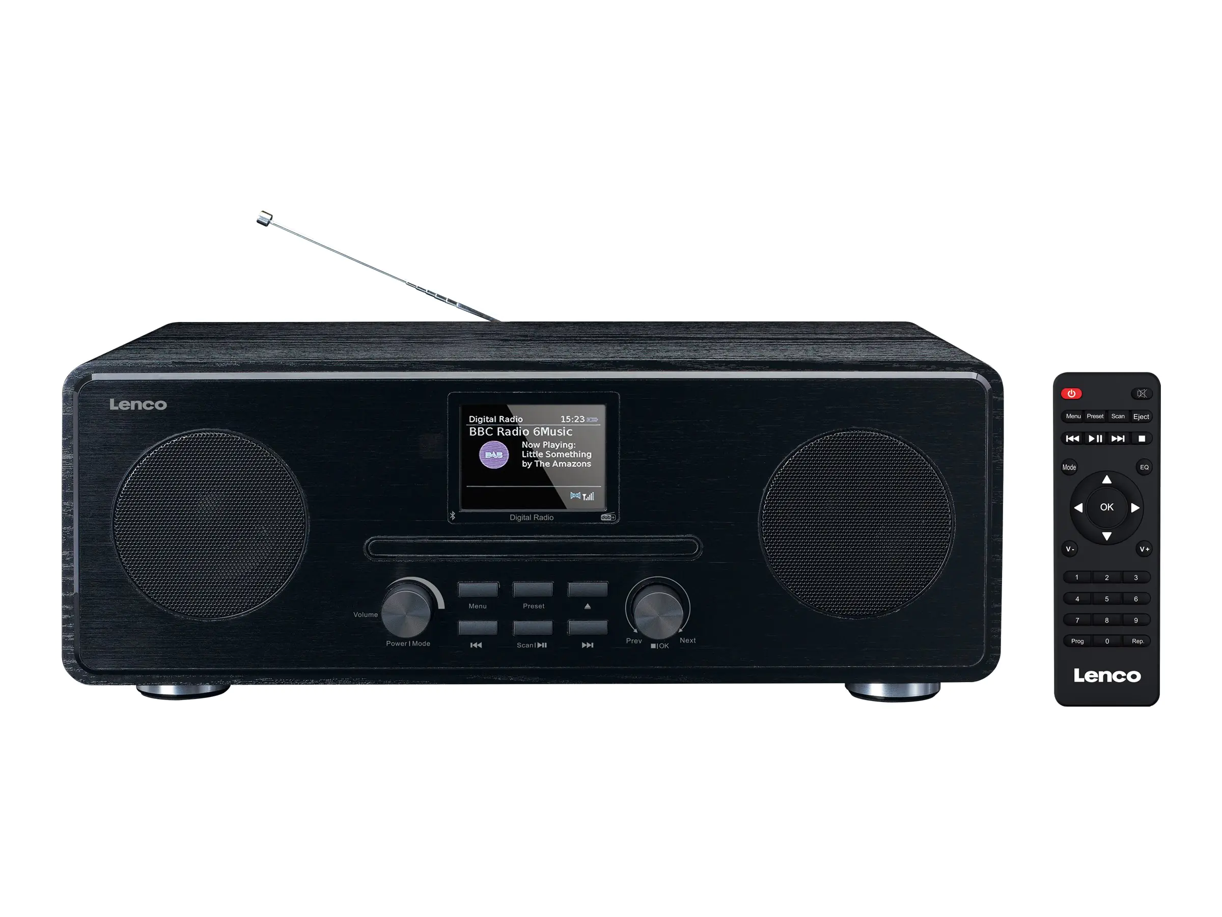 Lenco DAR-061 - Audiosystem - 2 x 10 Watt - Schwarz