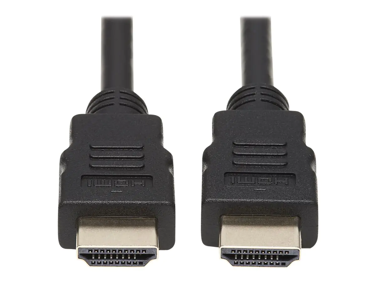 Eaton Tripp Lite Series High Speed HDMI Cable with Ethernet, UHD 4K, Digital Video with Audio (M/M), 6 ft. (1.83 m) - HDMI-Kabel mit Ethernet - HDMI männlich zu HDMI männlich - 1.8 m - Schwarz