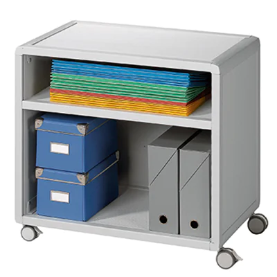 Paperflow Rollwagen DM1K2.02 1 Fach Polystyrol grau Paperflow Rollwagen DM1K2.02 1 Fach Polystyrol grau