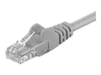 goobay - Netzwerkkabel - RJ-45 (M) zu RJ-45 (M) - 3 m - UTP - CAT 5e - geformt - Grau
