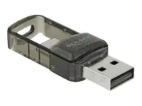 DeLOCK USB 2.0 Bluetooth 4.0 Adapter 2 in 1 USB Type-C or Type-A - Netzwerkadapter - USB 2.0 - Bluetooth 4.0 - Klasse 2