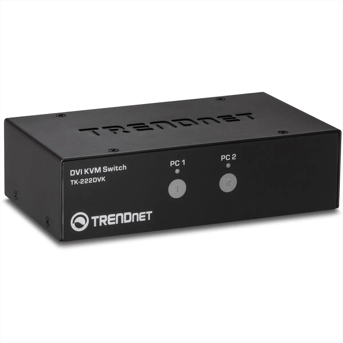 Trendnet TK 222DVK - KVM-/Audio-/USB-Switch - 2 x KVM/Audio/USB - 1 lokaler Benutzer - Desktop