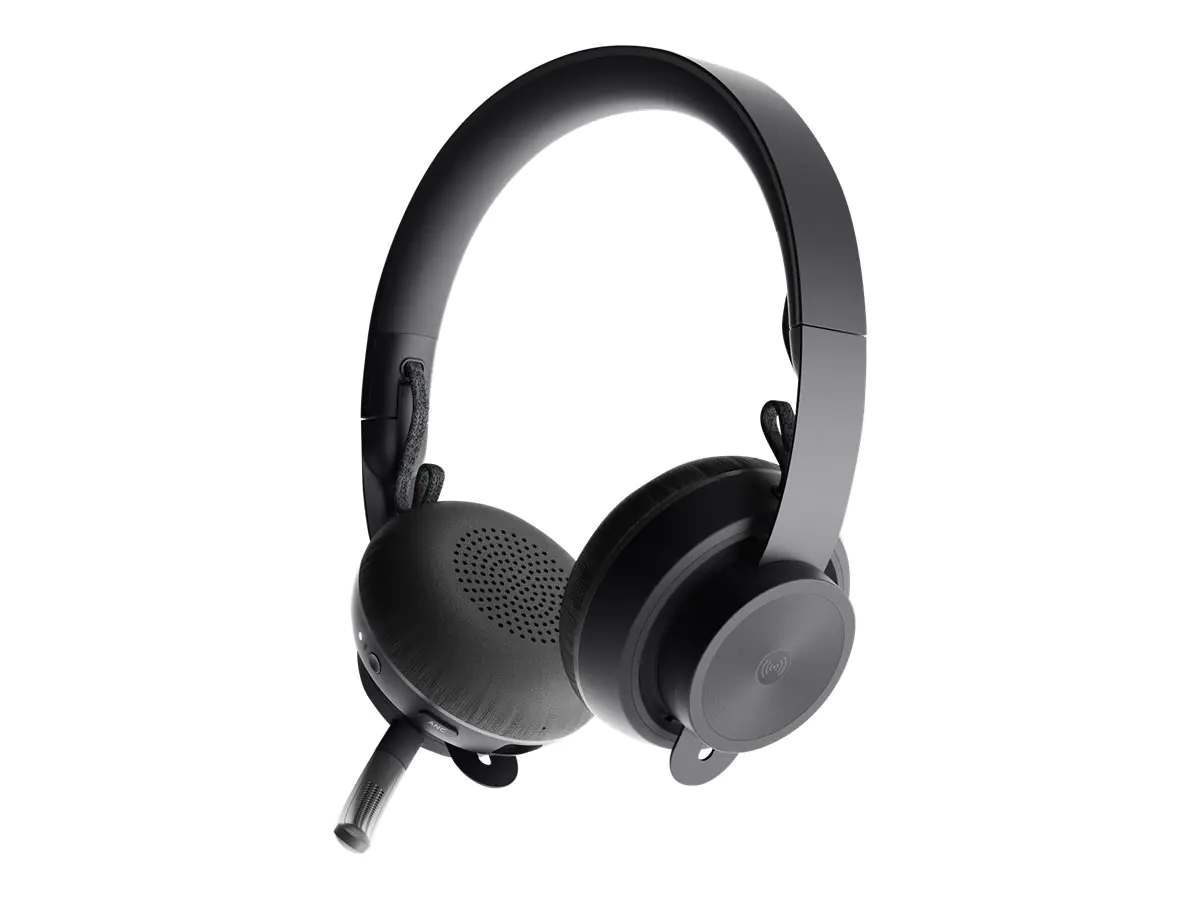 Logitech Zone Wireless - Headset - On-Ear - Bluetooth - kabellos - aktive Rauschunterdrückung - Geräuschisolierung - Graphite - Zertifiziert für Microsoft Teams