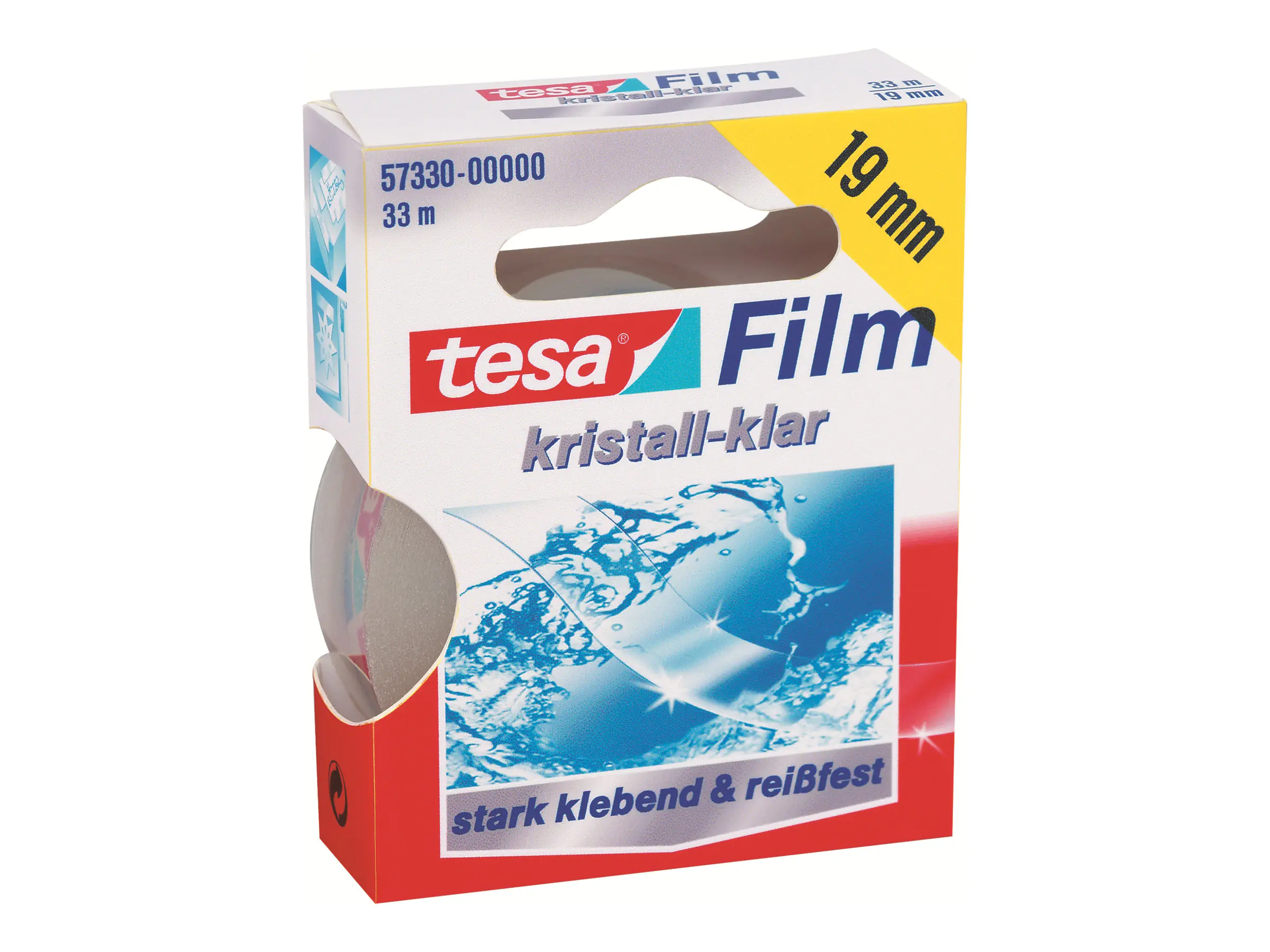 Tesa Tesafilm - Büro-Klebeband - 19 mm x 33 m - Polypropylenfolie 57330-00000
