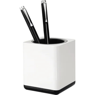 HAN Stifteköcher i-Line 17653-32 1Fach weiß/schwarz HAN Stifteköcher i-Line 17653-32 1Fach weiß/schwarz