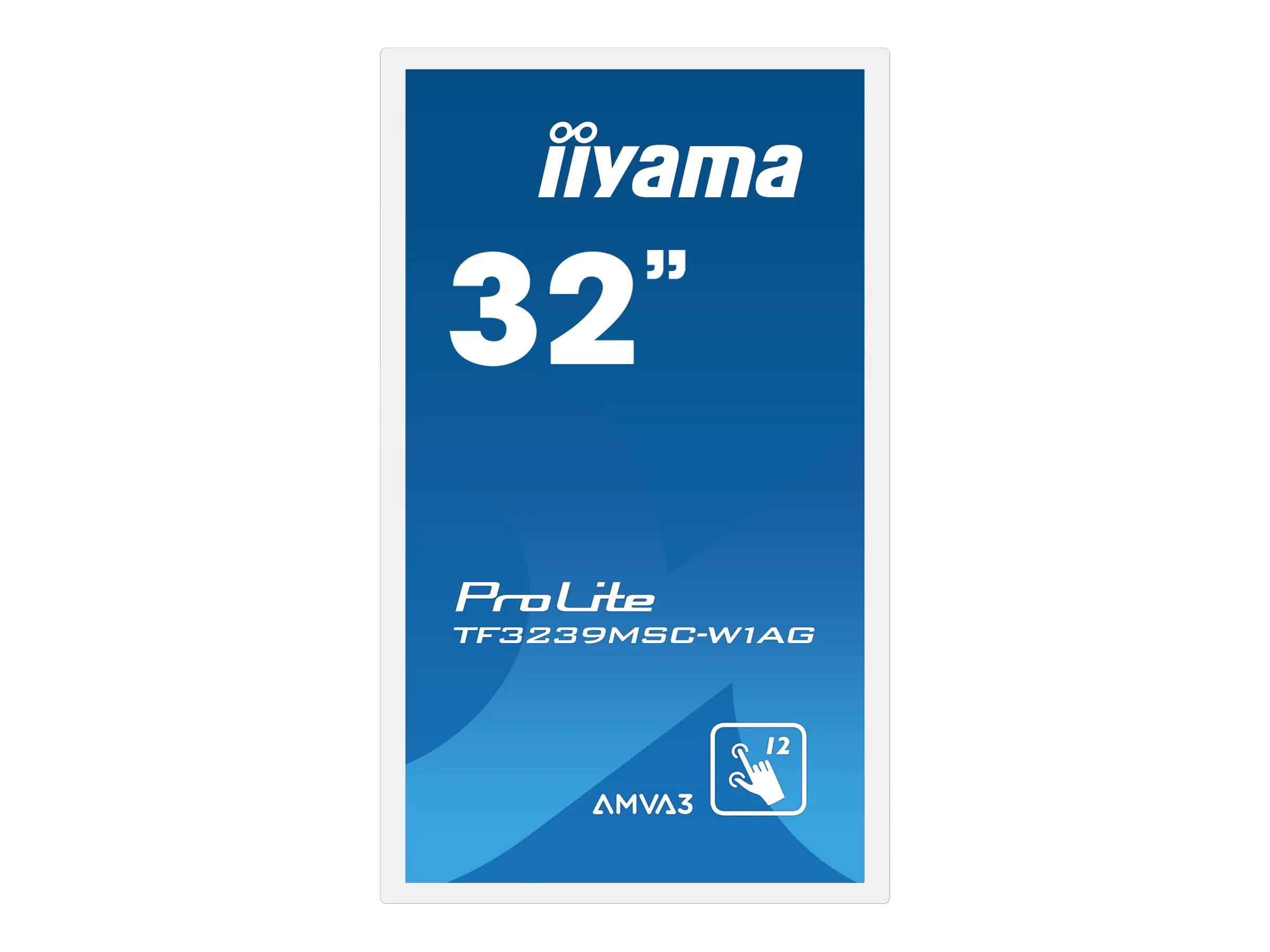 iiyama ProLite TF3239MSC-w1AG - 81.3 cm (32") Diagonalklasse (80 cm (31.5") sichtbar) LCD-Display mit LED-Hintergrundbeleuchtung - interaktive Digital Signage - mit Touchscreen 1920 x 1080 - Edge-Beleuchtung - Mattes Weiß