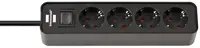 Brennenstuhl 1153240000 - 1,5 m - 5 AC-Ausgänge - Indoor - Typ F - Typ F - IP20