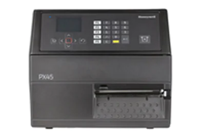 Honeywell PX45A Ethernet Rewinder+ label taken sense TT 300 DPI - 300 dpi