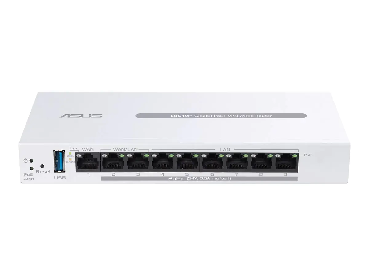 ASUS ExpertWiFi EBG19P - Router 1GbE, Bluetooth 3.0 - WAN-Ports: 3