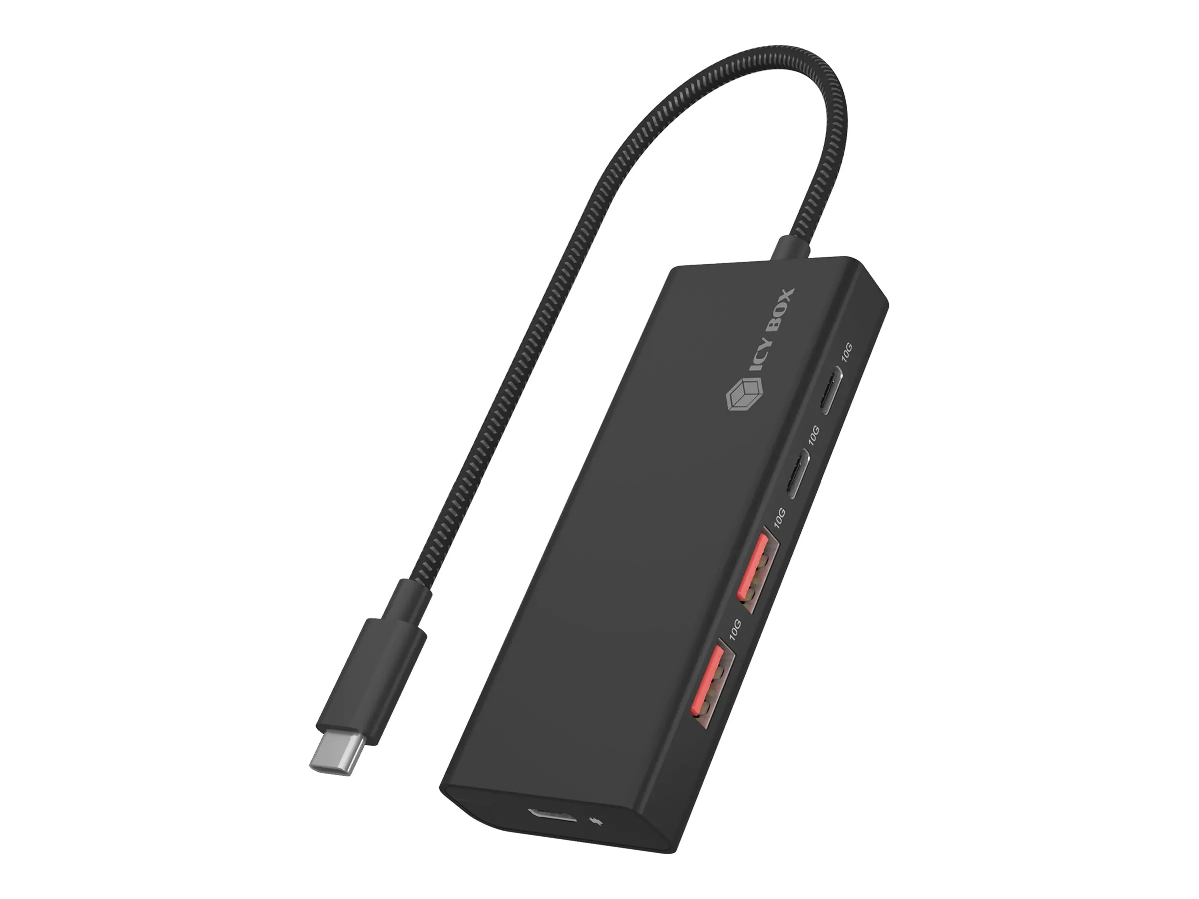 ICY BOX IB-HUB1436-CPD - Hub - 2 x USB-C 3.2 Gen 2 + 2 x USB 3.2 Gen 2