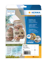 HERMA Universal-Etiketten 105 x 148 mm 20 Blatt Braun - Etiketten/Beschriftungsbänder