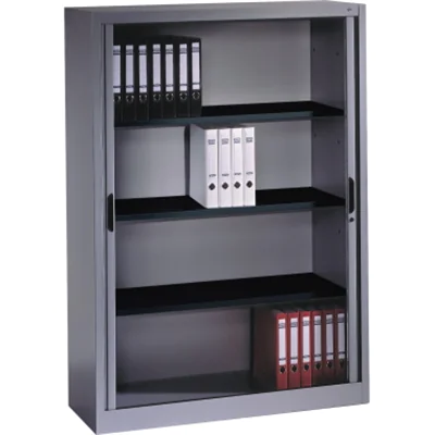 C P Omnispace Rollladenschrank silber 3 Fachböden 120.0 x 42.0 321300S10050