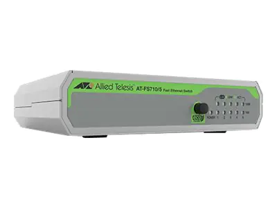 Allied Telesis AT FS710/5 - Switch - unmanaged - 5 x 10/100 - Desktop, wandmontierbar